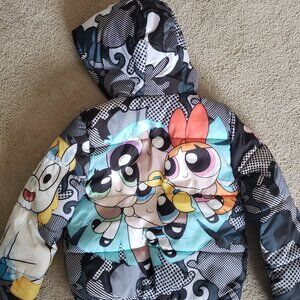 Members only girls Powerpuff girls puffer coat